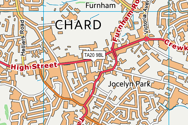 TA20 9BL map - OS VectorMap District (Ordnance Survey) TA20 9BL map - OS VectorMap District (Ordnance Survey)