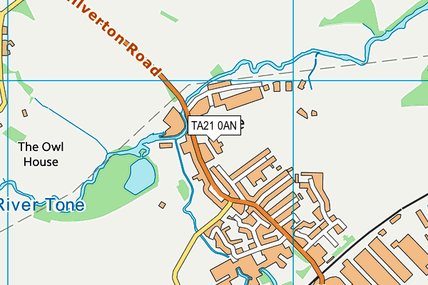 TA21 0AN map - OS VectorMap District (Ordnance Survey) TA21 0AN map - OS VectorMap District (Ordnance Survey)