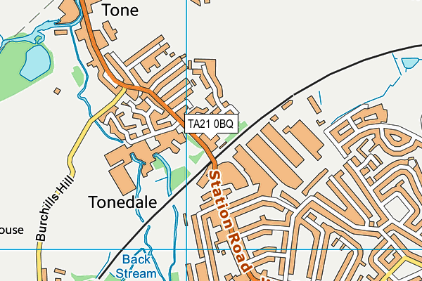 TA21 0BQ map - OS VectorMap District (Ordnance Survey) TA21 0BQ map - OS VectorMap District (Ordnance Survey)
