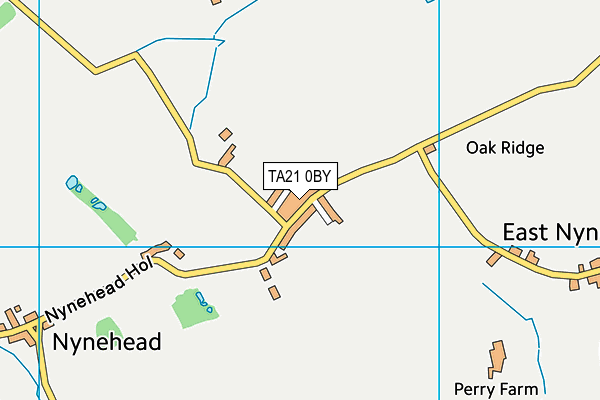 TA21 0BY map - OS VectorMap District (Ordnance Survey) TA21 0BY map - OS VectorMap District (Ordnance Survey)