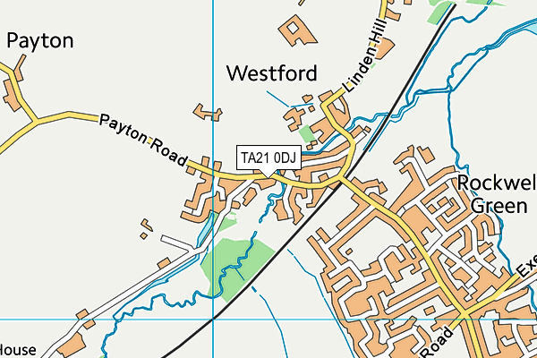 TA21 0DJ map - OS VectorMap District (Ordnance Survey) TA21 0DJ map - OS VectorMap District (Ordnance Survey)