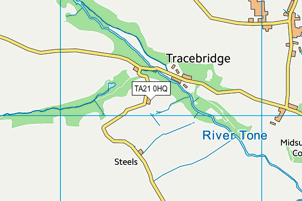 TA21 0HQ map - OS VectorMap District (Ordnance Survey) TA21 0HQ map - OS VectorMap District (Ordnance Survey)