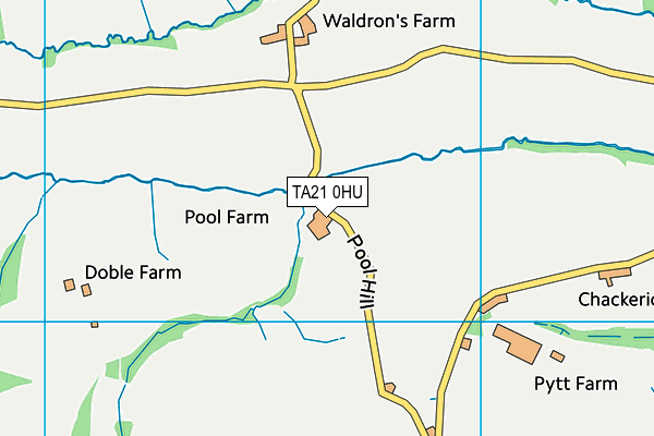 TA21 0HU map - OS VectorMap District (Ordnance Survey) TA21 0HU map - OS VectorMap District (Ordnance Survey)