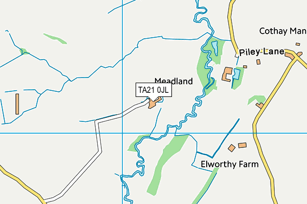 TA21 0JL map - OS VectorMap District (Ordnance Survey) TA21 0JL map - OS VectorMap District (Ordnance Survey)
