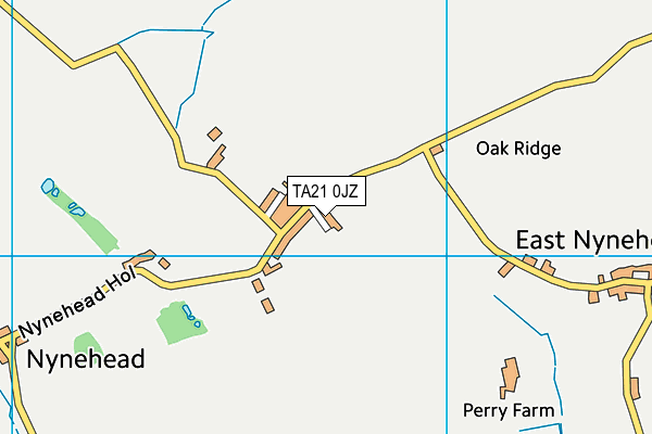 TA21 0JZ map - OS VectorMap District (Ordnance Survey)