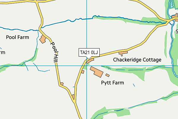 TA21 0LJ map - OS VectorMap District (Ordnance Survey) TA21 0LJ map - OS VectorMap District (Ordnance Survey)