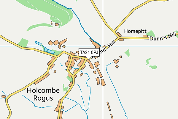 TA21 0PJ map - OS VectorMap District (Ordnance Survey) TA21 0PJ map - OS VectorMap District (Ordnance Survey)