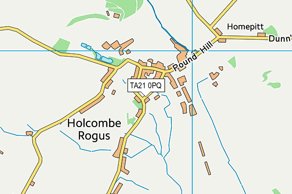 TA21 0PQ map - OS VectorMap District (Ordnance Survey) TA21 0PQ map - OS VectorMap District (Ordnance Survey)