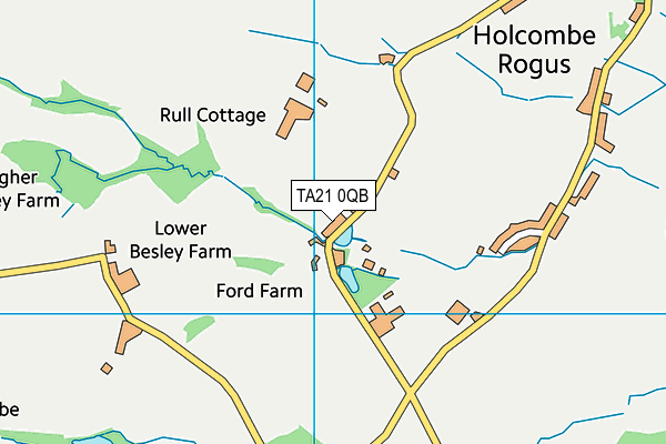 TA21 0QB map - OS VectorMap District (Ordnance Survey) TA21 0QB map - OS VectorMap District (Ordnance Survey)