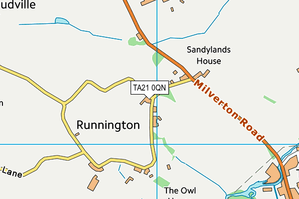 TA21 0QN map - OS VectorMap District (Ordnance Survey) TA21 0QN map - OS VectorMap District (Ordnance Survey)