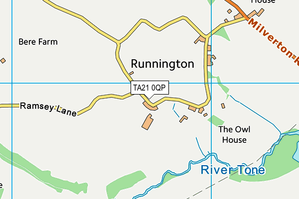 TA21 0QP map - OS VectorMap District (Ordnance Survey) TA21 0QP map - OS VectorMap District (Ordnance Survey)