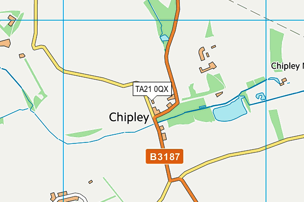 TA21 0QX map - OS VectorMap District (Ordnance Survey) TA21 0QX map - OS VectorMap District (Ordnance Survey)