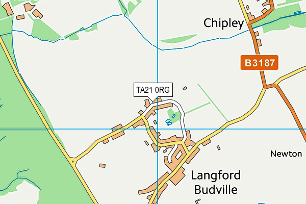 TA21 0RG map - OS VectorMap District (Ordnance Survey) TA21 0RG map - OS VectorMap District (Ordnance Survey)