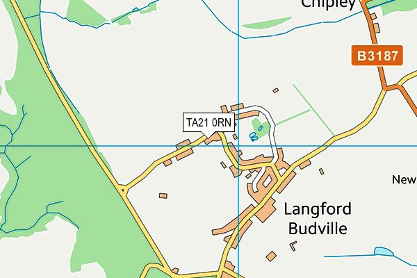 TA21 0RN map - OS VectorMap District (Ordnance Survey)