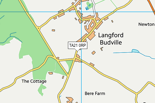 TA21 0RP map - OS VectorMap District (Ordnance Survey) TA21 0RP map - OS VectorMap District (Ordnance Survey)