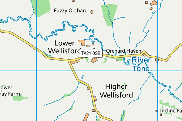 TA21 0SB map - OS VectorMap District (Ordnance Survey) TA21 0SB map - OS VectorMap District (Ordnance Survey)