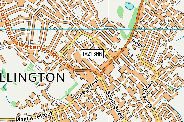 TA21 8HN map - OS VectorMap District (Ordnance Survey) TA21 8HN map - OS VectorMap District (Ordnance Survey)