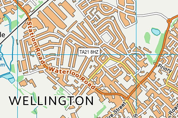 TA21 8HZ map - OS VectorMap District (Ordnance Survey) TA21 8HZ map - OS VectorMap District (Ordnance Survey)