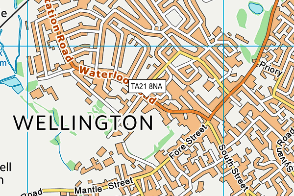 TA21 8NA map - OS VectorMap District (Ordnance Survey) TA21 8NA map - OS VectorMap District (Ordnance Survey)