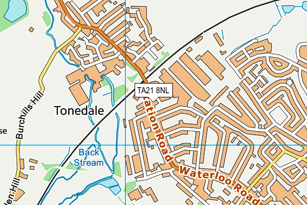 TA21 8NL map - OS VectorMap District (Ordnance Survey) TA21 8NL map - OS VectorMap District (Ordnance Survey)
