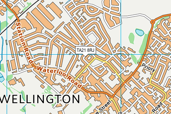TA21 8RJ map - OS VectorMap District (Ordnance Survey) TA21 8RJ map - OS VectorMap District (Ordnance Survey)