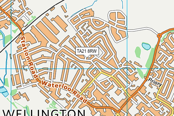 TA21 8RW map - OS VectorMap District (Ordnance Survey) TA21 8RW map - OS VectorMap District (Ordnance Survey)
