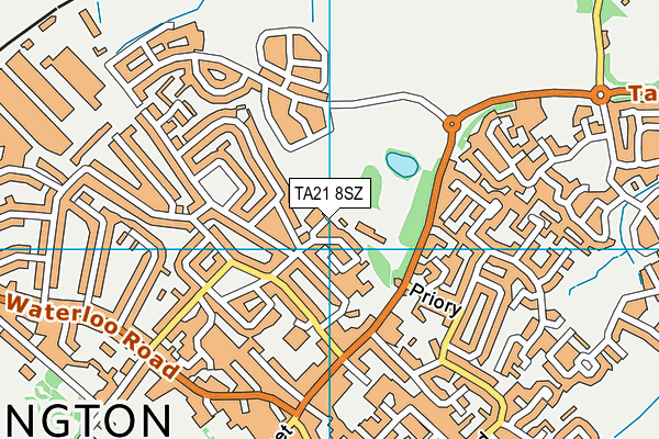 TA21 8SZ map - OS VectorMap District (Ordnance Survey) TA21 8SZ map - OS VectorMap District (Ordnance Survey)