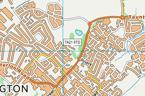 TA21 8TD map - OS VectorMap District (Ordnance Survey) TA21 8TD map - OS VectorMap District (Ordnance Survey)