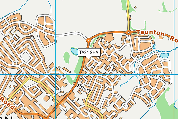 TA21 9HA map - OS VectorMap District (Ordnance Survey) TA21 9HA map - OS VectorMap District (Ordnance Survey)
