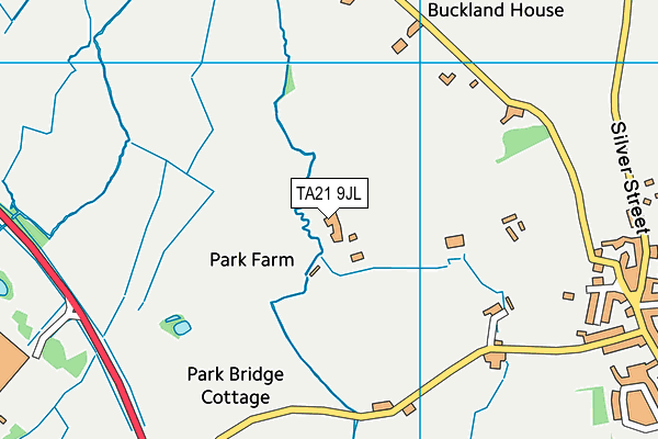 TA21 9JL map - OS VectorMap District (Ordnance Survey) TA21 9JL map - OS VectorMap District (Ordnance Survey)