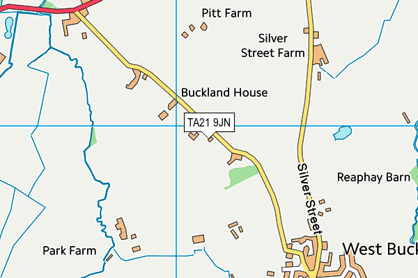 TA21 9JN map - OS VectorMap District (Ordnance Survey) TA21 9JN map - OS VectorMap District (Ordnance Survey)