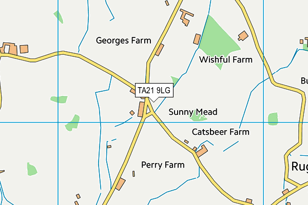 TA21 9LG map - OS VectorMap District (Ordnance Survey) TA21 9LG map - OS VectorMap District (Ordnance Survey)