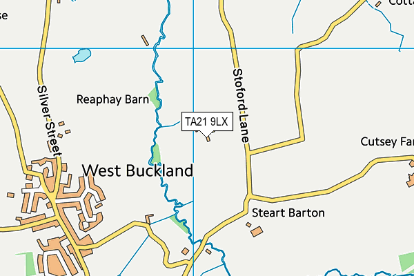 TA21 9LX map - OS VectorMap District (Ordnance Survey) TA21 9LX map - OS VectorMap District (Ordnance Survey)