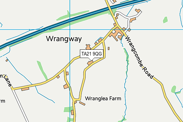 TA21 9QG map - OS VectorMap District (Ordnance Survey) TA21 9QG map - OS VectorMap District (Ordnance Survey)
