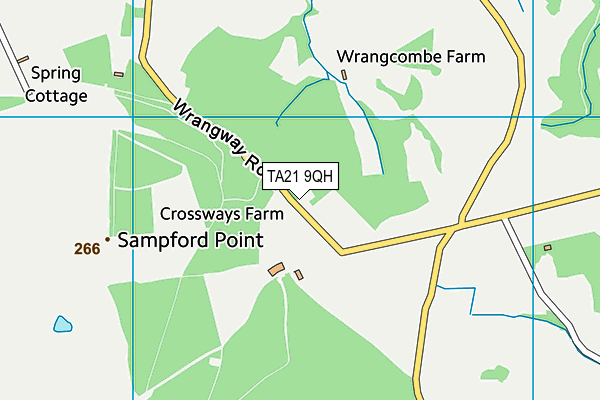TA21 9QH map - OS VectorMap District (Ordnance Survey) TA21 9QH map - OS VectorMap District (Ordnance Survey)