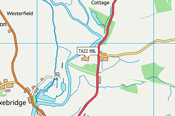 TA22 9BL map - OS VectorMap District (Ordnance Survey) TA22 9BL map - OS VectorMap District (Ordnance Survey)