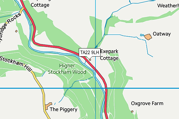 TA22 9LH map - OS VectorMap District (Ordnance Survey) TA22 9LH map - OS VectorMap District (Ordnance Survey)