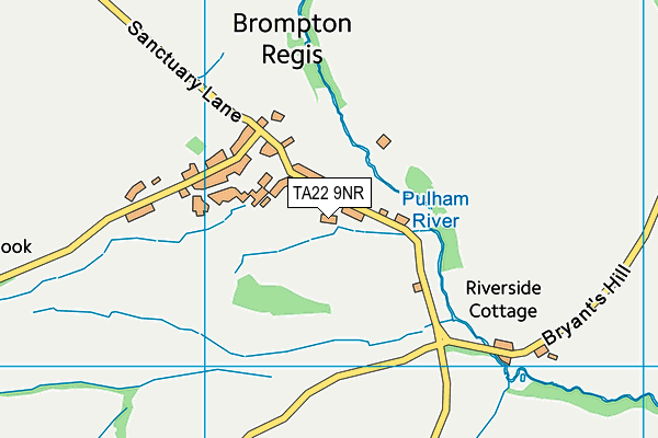 TA22 9NR map - OS VectorMap District (Ordnance Survey) TA22 9NR map - OS VectorMap District (Ordnance Survey)