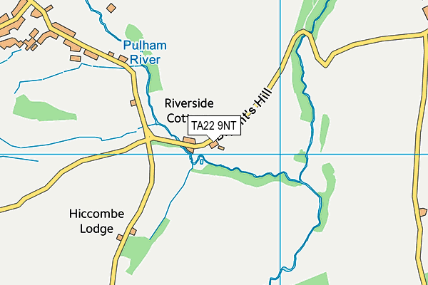 TA22 9NT map - OS VectorMap District (Ordnance Survey) TA22 9NT map - OS VectorMap District (Ordnance Survey)