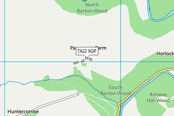 TA22 9QP map - OS VectorMap District (Ordnance Survey) TA22 9QP map - OS VectorMap District (Ordnance Survey)