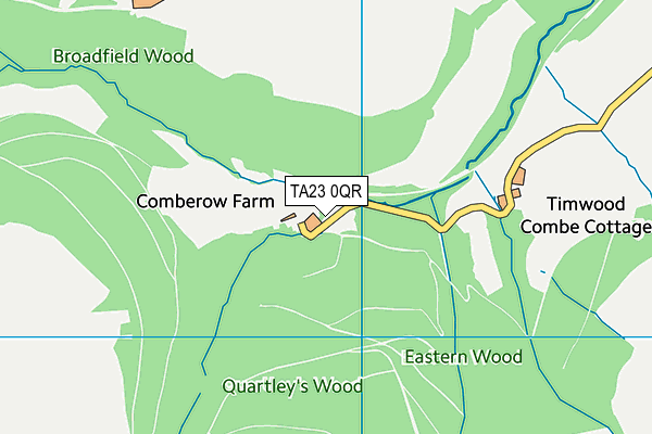TA23 0QR map - OS VectorMap District (Ordnance Survey) TA23 0QR map - OS VectorMap District (Ordnance Survey)