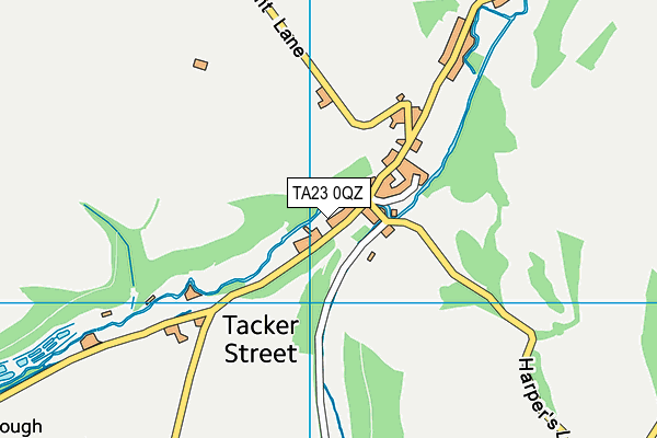 TA23 0QZ map - OS VectorMap District (Ordnance Survey) TA23 0QZ map - OS VectorMap District (Ordnance Survey)