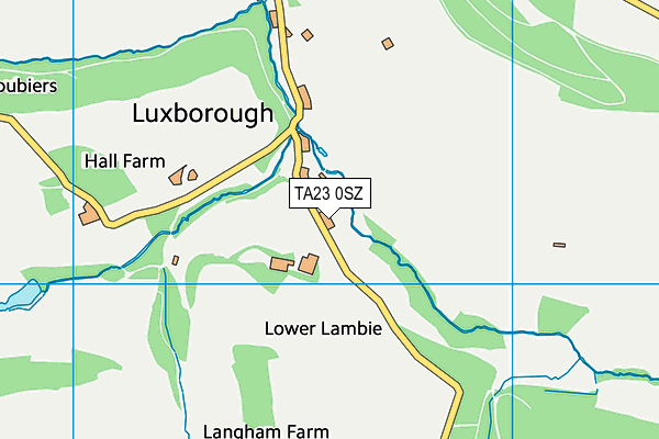 TA23 0SZ map - OS VectorMap District (Ordnance Survey) TA23 0SZ map - OS VectorMap District (Ordnance Survey)