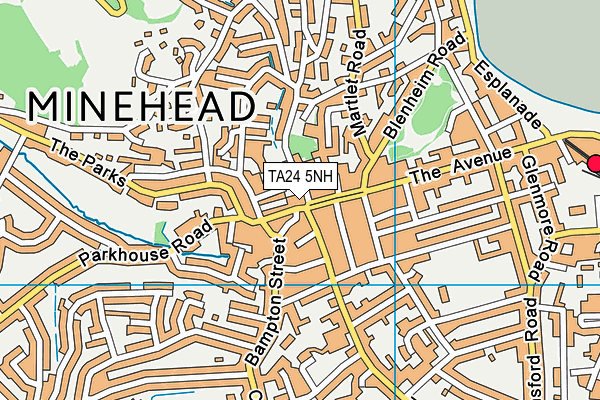 TA24 5NH map - OS VectorMap District (Ordnance Survey) TA24 5NH map - OS VectorMap District (Ordnance Survey)