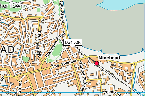 TA24 5QR map - OS VectorMap District (Ordnance Survey) TA24 5QR map - OS VectorMap District (Ordnance Survey)
