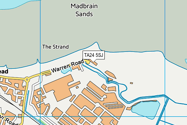 TA24 5SJ map - OS VectorMap District (Ordnance Survey) TA24 5SJ map - OS VectorMap District (Ordnance Survey)