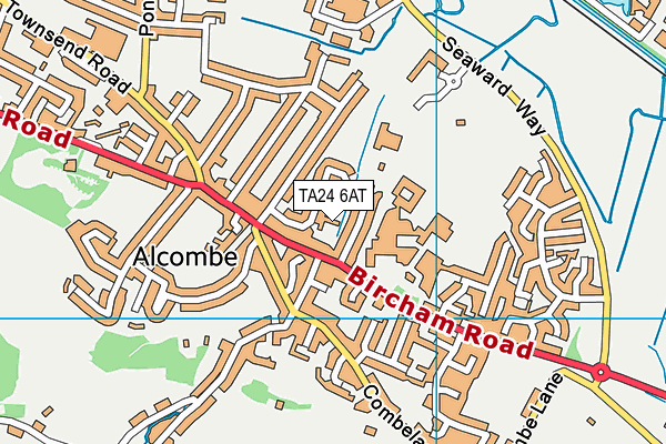TA24 6AT map - OS VectorMap District (Ordnance Survey) TA24 6AT map - OS VectorMap District (Ordnance Survey)