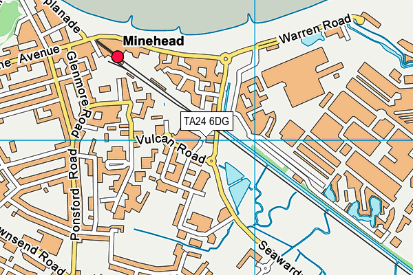 TA24 6DG map - OS VectorMap District (Ordnance Survey) TA24 6DG map - OS VectorMap District (Ordnance Survey)