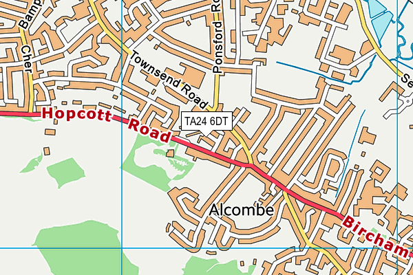 TA24 6DT map - OS VectorMap District (Ordnance Survey) TA24 6DT map - OS VectorMap District (Ordnance Survey)