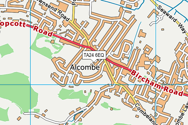 TA24 6EQ map - OS VectorMap District (Ordnance Survey) TA24 6EQ map - OS VectorMap District (Ordnance Survey)